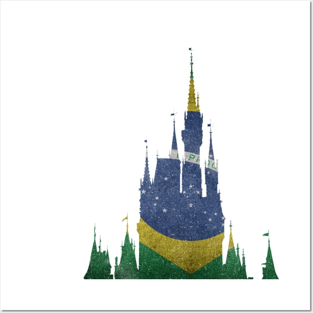 Brazil Magic Castle Silhouette Wall Art by FandomTrading